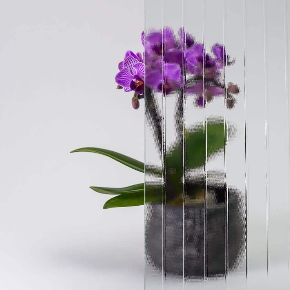 Ornamentglas Masterligne weiß